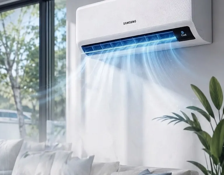 Samsung Klimaanlage im Wohnzimmer